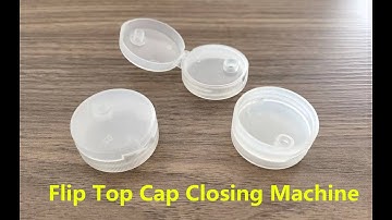 Flip Top Cap Closing Machine for Large Size Cap