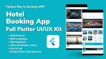 Hotel Booking App UI Kit for Flutter