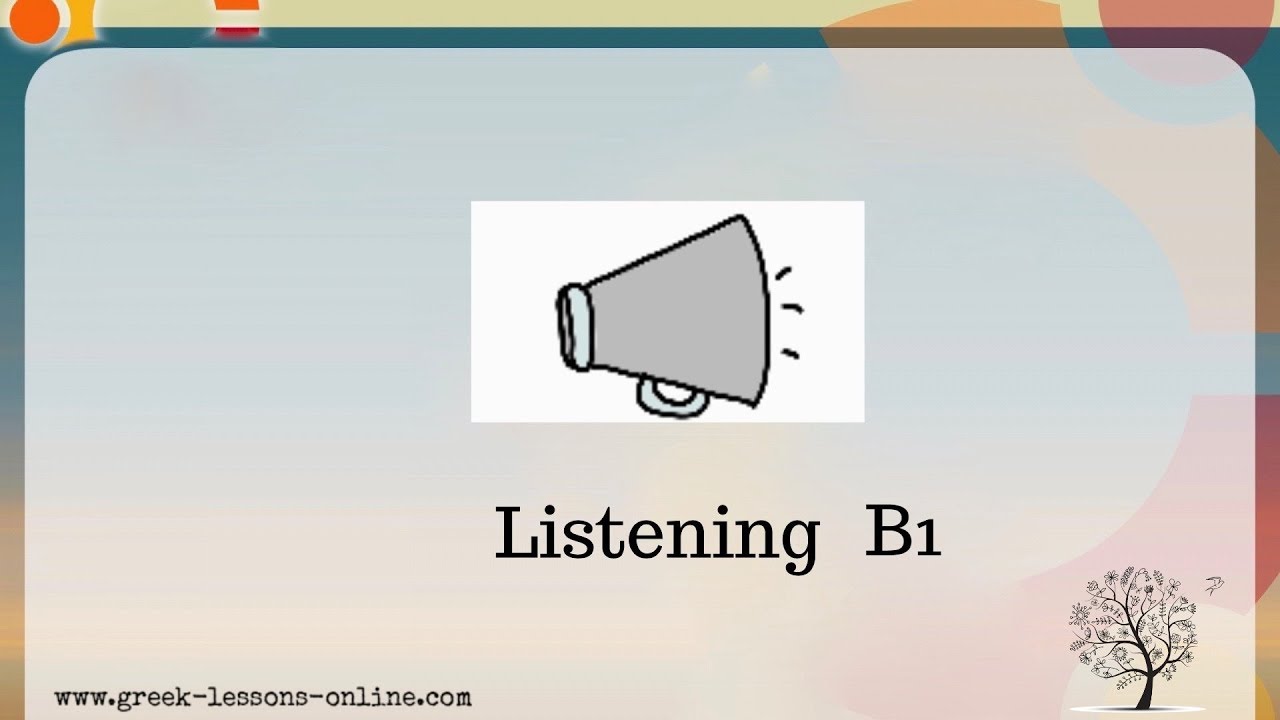 Greek Listening Practice | B1 | Listening 1 | New home