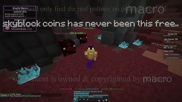 NEWEST Hypixel Skyblock Quartz Macro Mod Polinex 2025