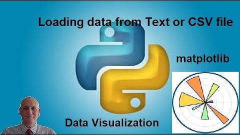 Matplotlib Beginners Tutorial - loading Data from Text or CSV file | matplotlib