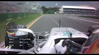 F1 2017 v 2016: G-Force Comparison screenshot 4