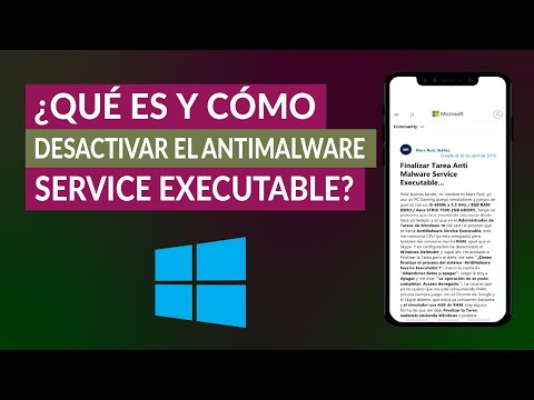 ¿Qué es y Cómo Desactivar el Antimalware Service Executable de Windows 10?