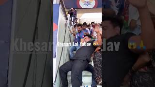 Bhojpuri superstar Khesari Lal Yadav at the stadium in Lucknow🔥 @KhesariMusicWorld  #viralvideo screenshot 5