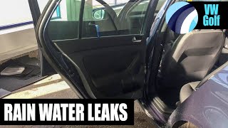 Volkswagen Golf 2013 | Water Leak Part 2 | #VWGolfLeaks