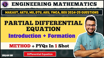 Introduction to PDE | Partial Differential Equation | Order | Degree