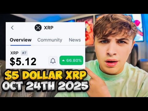 $5 Dollar XRP... (October 24th, 2025) - YouTube