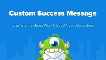 Custom Success Message with OptinMonster