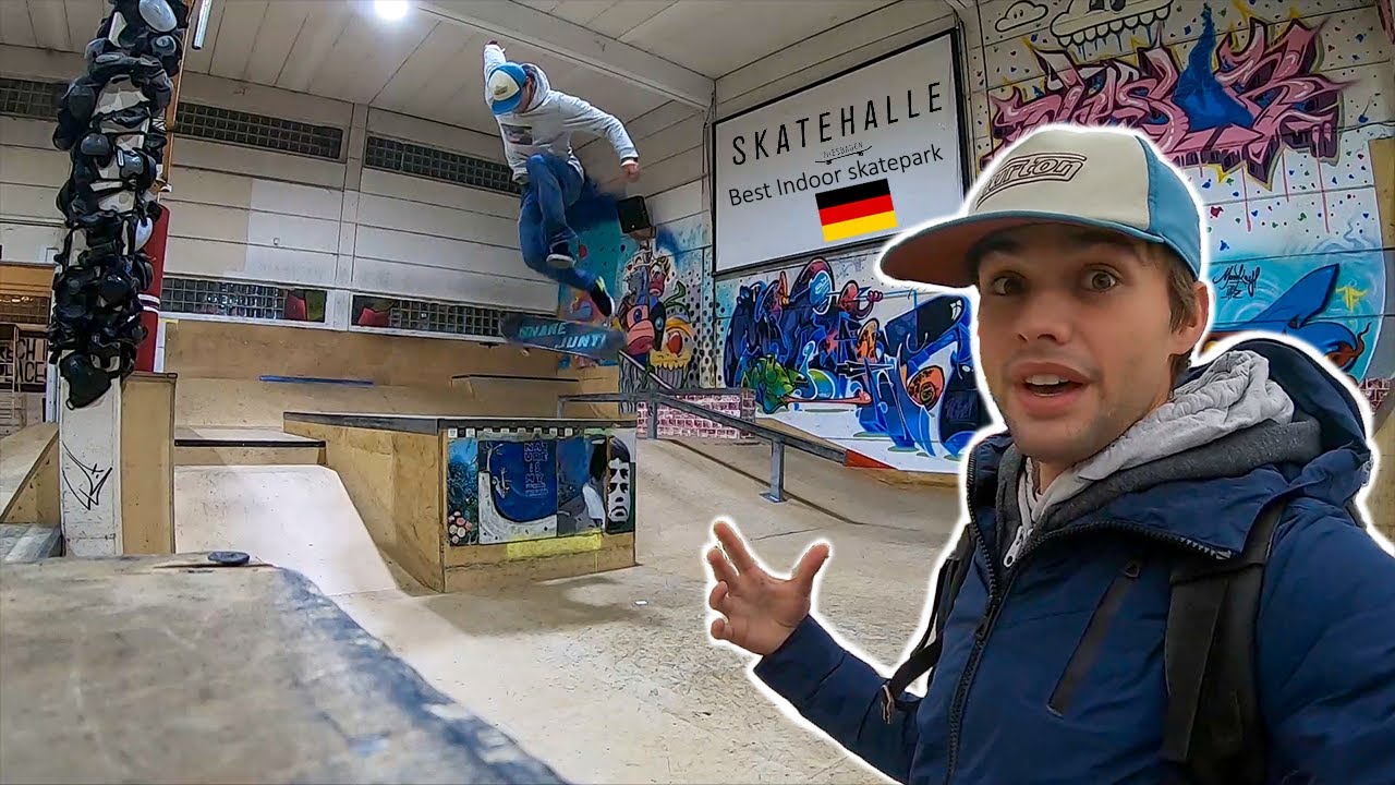 The Best Indoor Skatepark In Germany?! Skatehalle Wiesbaden! YouTube