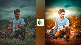Cinematic Orange tone photo editing | Snapseed photo editing | Photo editing screenshot 5