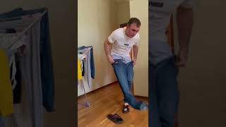 Джинсы после стирки 🤣 #shorts #юмор #жизнь #мужчина #тренды