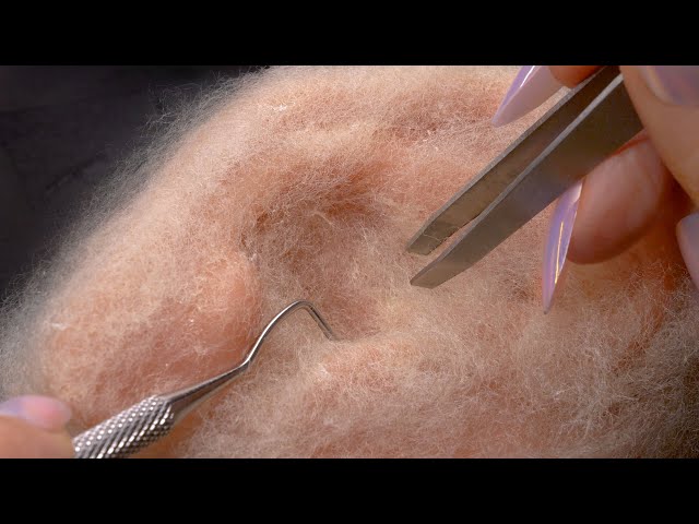 1 Minute to Deep Sleep 💤 | Ultra-Relaxing Ear Hair Plucking Sounds ASMR