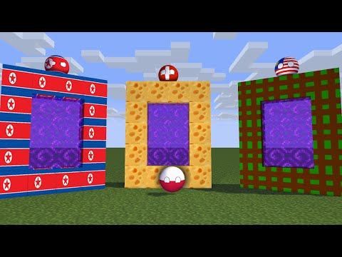 Countryballs School - Custom Portal 2 (Minecraft Animation)
