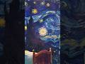 Starry Night by Van Gogh with Pachelbel's Canon in D on classic piano#piano #muziek  #deepsleep#ai