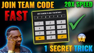 How to join fast team code in free fire | How to join any team code | How to go fast in team code