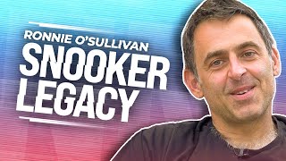 Ronnie O'Sullivan Talks Snooker Legacy | Overcoming Depression | Becoming The Greatest of All Time