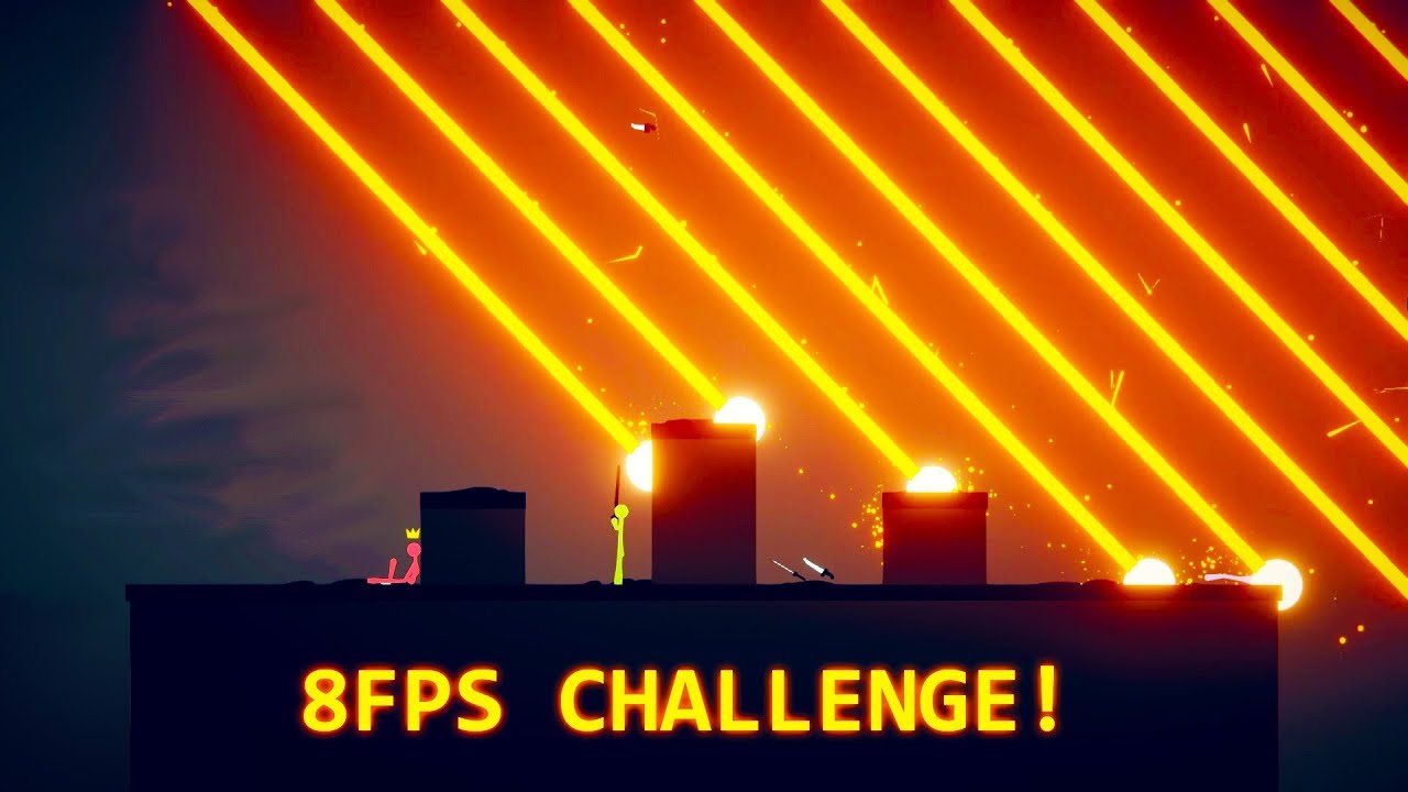 8 FPS CHALLENGE! LASEROWA ROZPIERDUCHA!- STICK FIGHT THE GAME /w Flothar, Manoyek, Mattyniu [PL/HD]