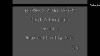 Verizon FiOS EAS test, Los Angeles, CA. (10/30/18)