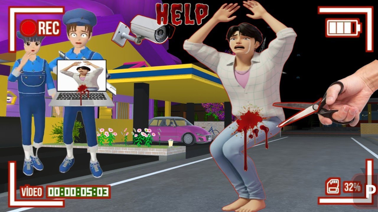 YUTA MIO PANIK CCTV Rekam SUNAT JINU KPOP DEMON HUNTERS😱😱 #sakuraschoolsimulator