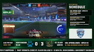CRL Spring Open #2 | Top 8 | Northwood University Blue vs. St. Clair Saints Green #rlesports