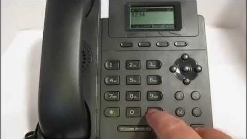 How to access voicemail using a Yealink SIP-T19P phone