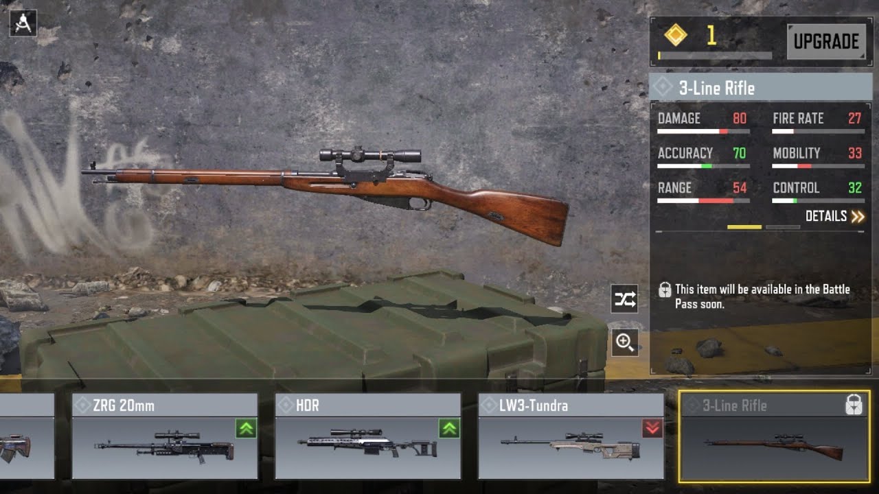 3 Line Rifle Meta Codm 3-Line Rifle in Codm - YouTube