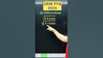 CBSE 2026 Differentiation PYQ 2023 Maths  Class 12 Maths #cbse2026 #maths #cbseboard #cbseclass12