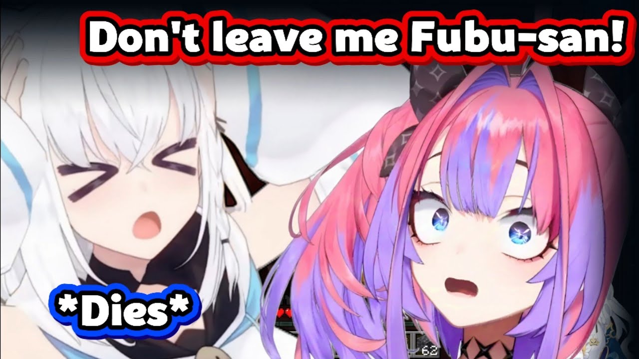 Vivi Freaked Out When Fubuki Left Her in The Nether in Minecraft【Hololive】