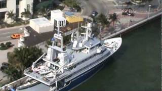 MEGAYACHTS MIAMI BEACH MIAMI RIVER EPIC HOTEL FROM THE VICEROY HOTEL
