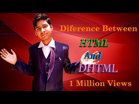 Difference between HTML And DHTML || by Fast Tech - YouTube