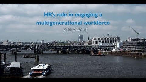 HR’s role in engaging a multigenerational workforce