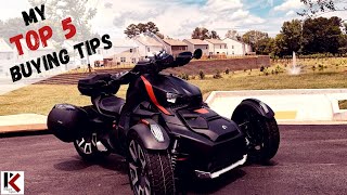 So you want to buy a Can Am Ryker? My top 5 tips.
