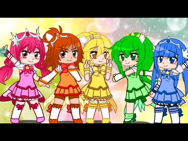 Glitter Force Gacha Life (Civilian Forms) by ClemRose2296 on