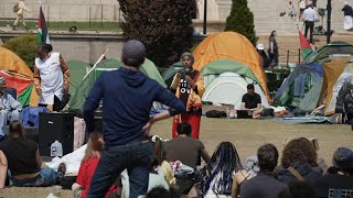 Pro-Palestinian student protesters encampment continues at Columbia University