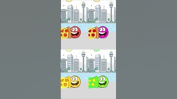 Red Ball Pull the Pizza Extra Cheese 🍕 #shorts #animation
