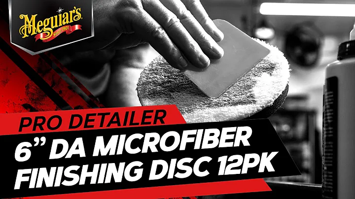 Meguiar's 6" DA Microfiber Finishing Disc – Microfiber Pad to Polish & Wax – DMF6B, Pack of 12