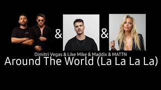 Download lagu Dimitri Vegas & Like Mike & Maddix & MATTN - Around The World (La La La La) (Jeftaxi Full Remake)