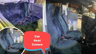 Towel Seat Cover for all Cars 👉 diy fitting | Alto k10 2024 Towel Seat Covers | Best Car Seat Cover