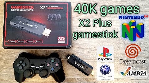 NEW X2 PLUS retro Gamestick console with 40k games I PSP Dreamcast N64