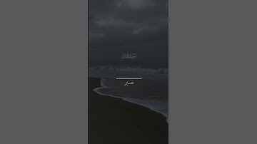(ما سلككم في سقر) سورة المدثر القارئ شريف مصطفى 🌱.
