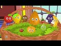 Ten Little Fruits Jumping On The Bed | Fruits Song | Learn Fruits | Nursery Rhymes