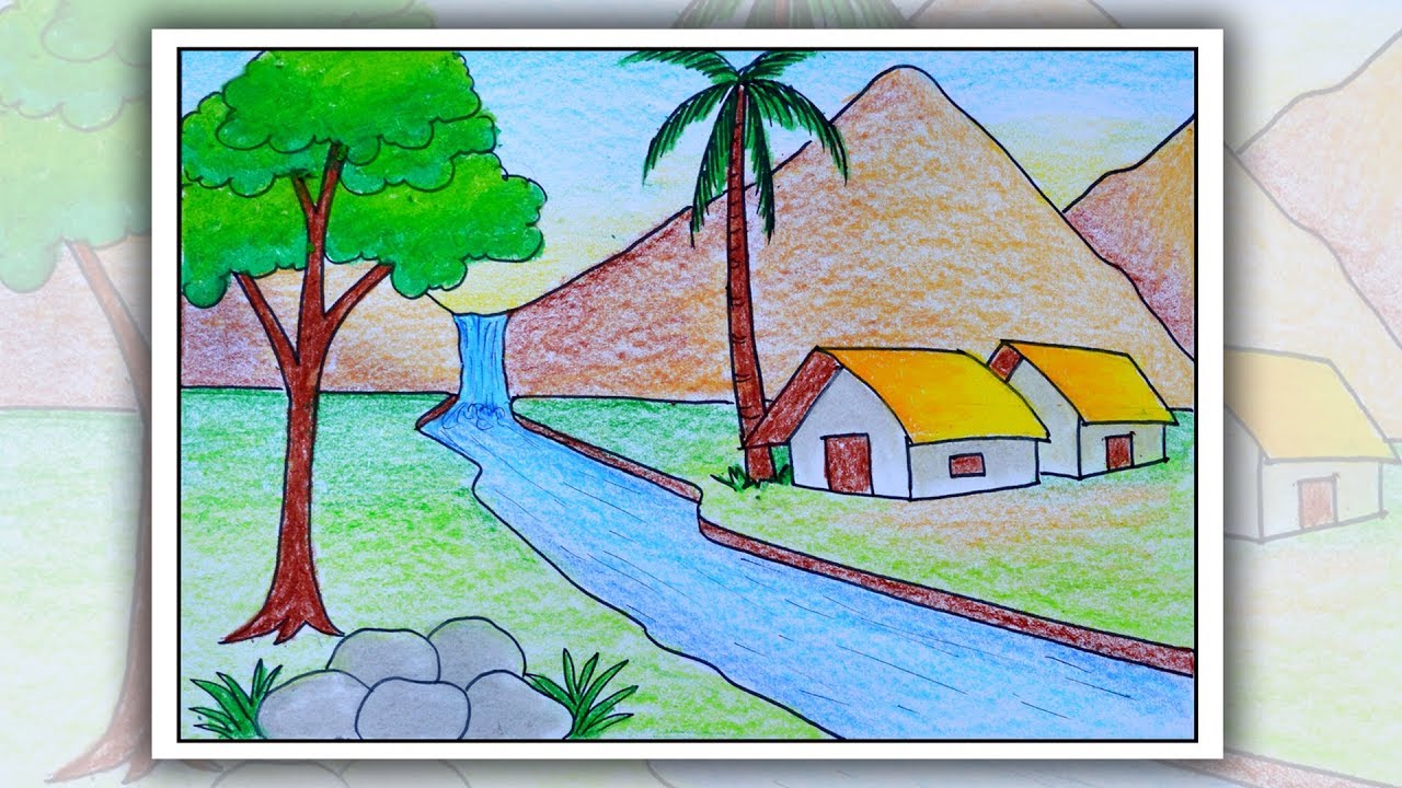 Featured image of post Easy My Village Drawing Competition / How to draw village scenery step by step | easy scenery drawing of a lakeside village for beginner.