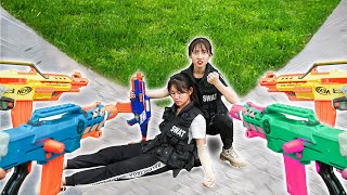 Xgirl Nerf Studio: Warriors SEAL X Girl Nerf Guns Criminal Group Rocket Cherry Intruder Clever