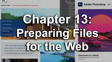 Adobe Photoshop CC 2023 Classroom In A Book Chapter 13 Preparing Files for the Web