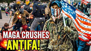 MAGA Patriots TAKE OVER Portland as Antifa Gets ATTACKED and KICKED OUT!!!