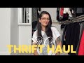 TRY ON THIRFT HAUL : Styling the five items I just found secondhand