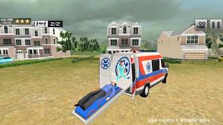 Rescue Ambulance & Helicopter #3 | 3D City Rescue Ambulance Simulator screenshot 5