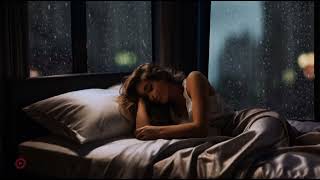 Deep Relaxing Relief Stress With Relaxing Music Piano And Rain Sound - Girl Sleep Ambience