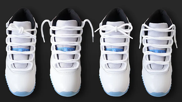 How To Lace Jordan 11's (4 Ways w/ ON FEET) | Featuring Legend Blue 11s