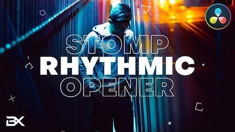 Rhythmic Opener DaVinci Resolve Template